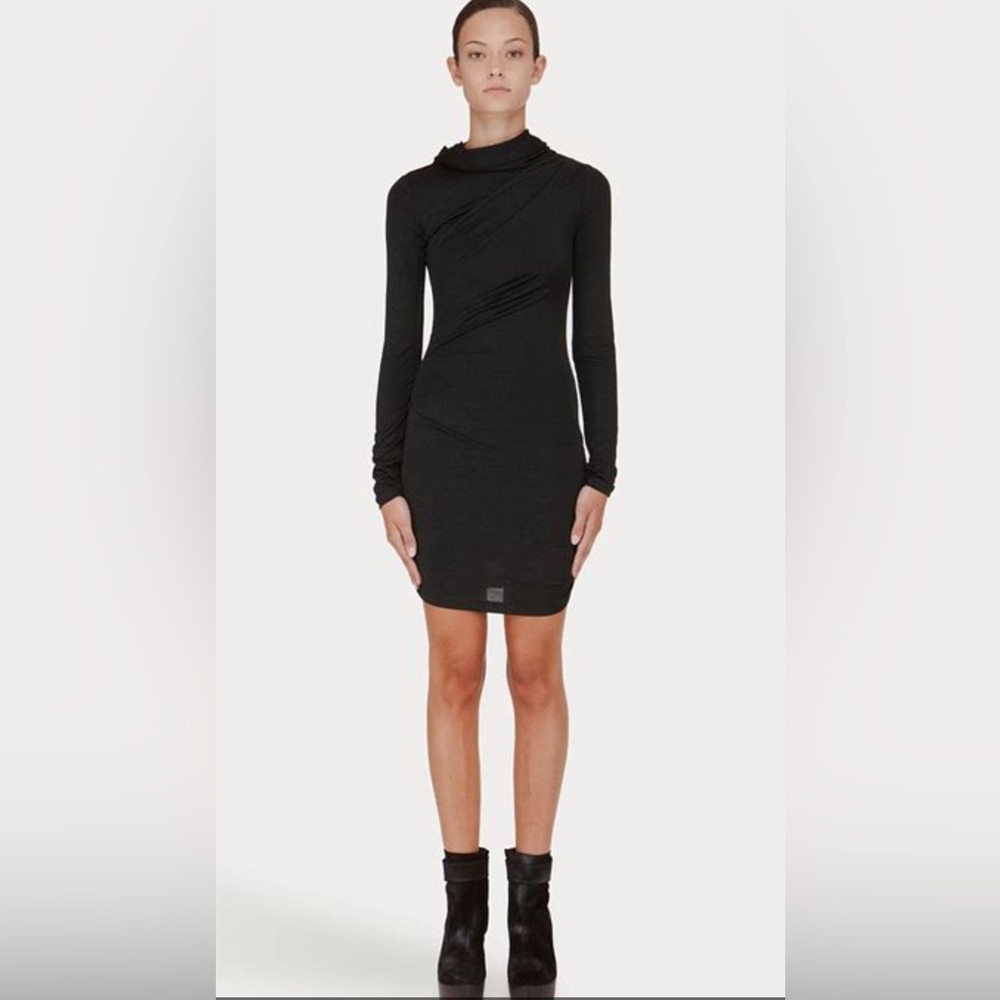 T by Alexander Wang Hooded Jersey Dress